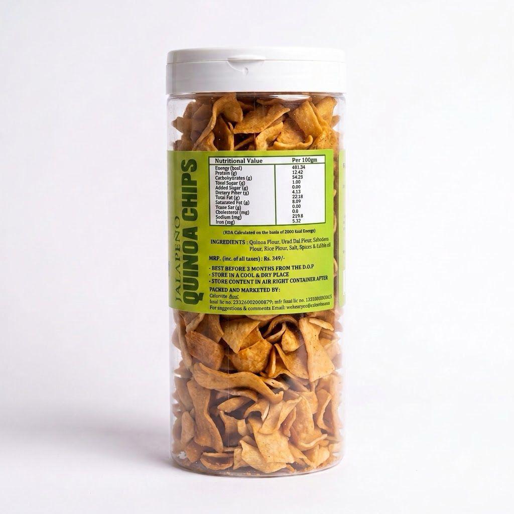 Calorrite Quinoa Chips - Jalapeño