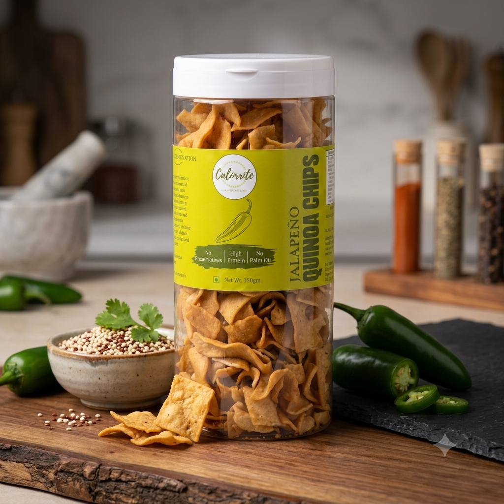 Calorrite Quinoa Chips - Jalapeño